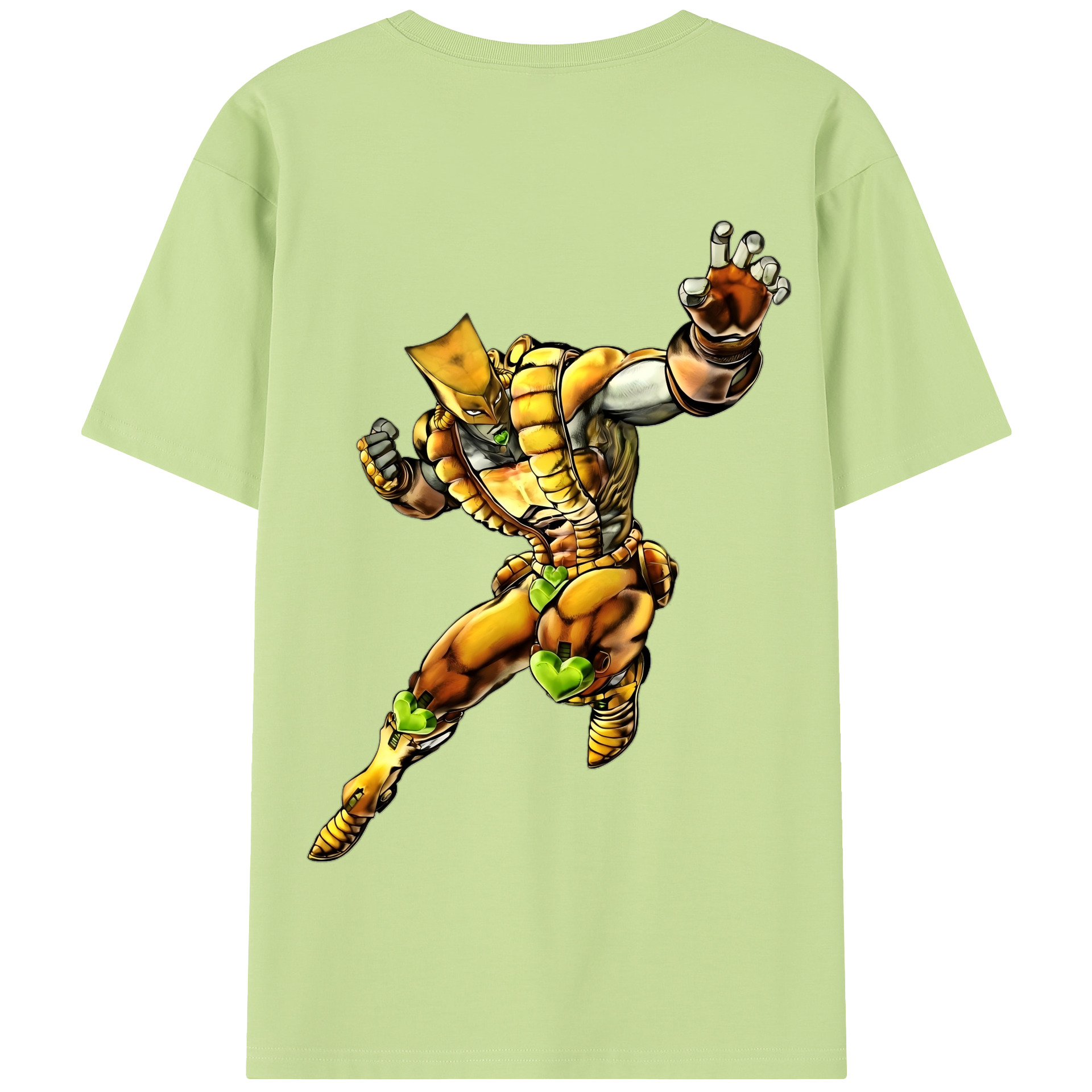 （画像用） ジョジョの奇妙な冒険 ディオ?ブランドー JoJo's Bizarre Adventure Dio Brando 綿100％半袖Tシャツ（背面プリント）
